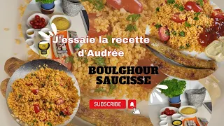 Recette inratable de Boulghour au saucisse ou salade de boulghour #cuisine #oriental#bulgur#recettes