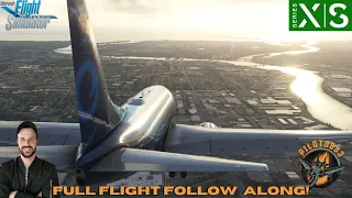 COME TAG ALONG! PMDG 737 FULL FLIGHT WALK THROUGH! XBOX SERIES X