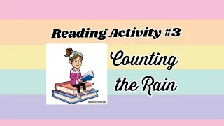 Reading Activity #3 : Counting the Rain