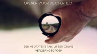 Openen voor openheid