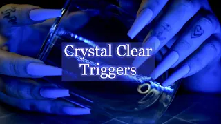 ASMR | Crystal Clear Triggers ( No Talking) #ASMR