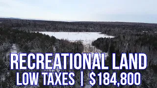 Recreational Land Lot | Maine Real Estate