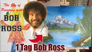 1 Tag Malen lernen (Bob Ross) | Selbstexperiment