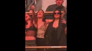 Hailey Bieber, Kendall and Kylie Jenner at Harry Styles concert