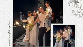 Dai Gao Zheng y Chen Fang Tong hacen la más linda publicación con su familia 🧡👨‍👩‍👧‍👦🧡