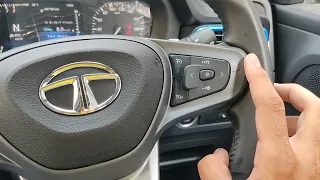 The new  Tata punch driver controls button