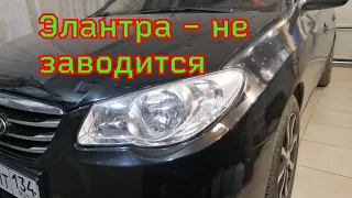 элантра не заводится.