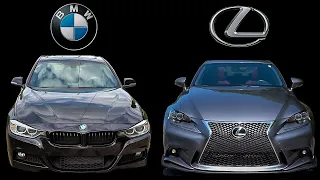 BMW 335i M-Sport Vs Lexus IS350 F-Sport | Quick Review