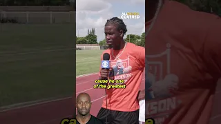 Jerry Jeudy names his Top 5 route runners of ALL TIME #shorts