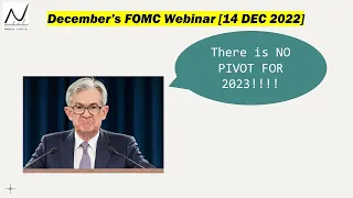 December's FOMC Webinar [14 Dec 2022]