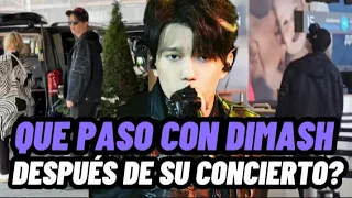 ESTO OCURRIÓ CON DIMASH DESPUÉS DE SU CONCIERTO - NOTICIAS