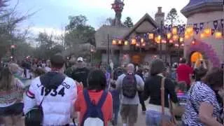 NEW Rapunzel 'Tangled' Tower and Village area (at Night) Magic Kingdom Walt Disney World