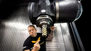 100 HP KESSLER SPINDLE IN MONSTER CNC MACHINE!