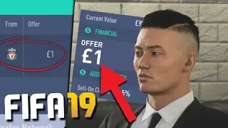 CAN YOU SIGN A PLAYER FOR £1 ON FIFA 19 CAREER MODE?