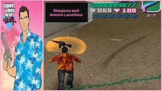 🎮GTA | Vice City | Weapons and Armors Locations