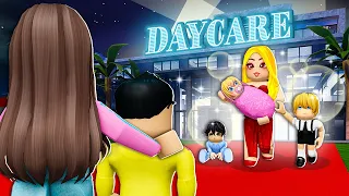 DAYCARE Is For FAMOUS KIDS Only... You Won't BELIEVE What They Were HIDING! (Roblox Bloxburg)