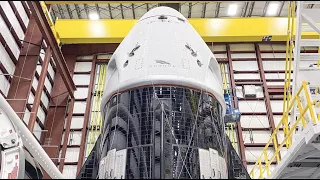 SpaceX Demo-2 Crew Dragon mated to Falcon 9 rocket