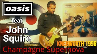 Oasis & John Squire (The Stone Roses) - Champagne Supernova (Solo + Riffs) Gibson Les Paul