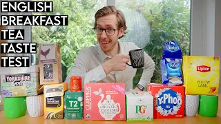 English Breakfast Tea Taste Test! | British Teas Ranked Blind!