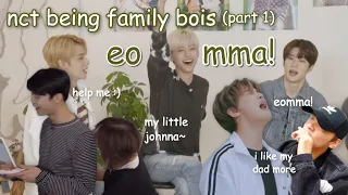 nct are a whole bunch of mommy's boys | nct and their family dynamics (part 1)