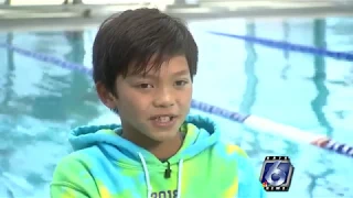 10-year-old breaks one of Phelps' swimming records
