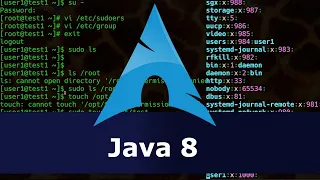 Arch Linux - Java 8