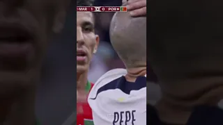 Jawad El Yamiq Really Kissed PePe’s Head After He Missed A BIG Chance AT The END OF The Game