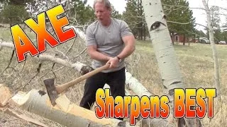 Razor Sharp Axe and Sharpest Knife by Sharpens Best