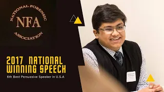 2017 National Winning Persuasive Speech