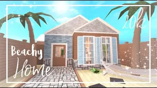 Beachy Home || 20k || Bloxburg House Build