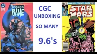 CGC Unboxing - Modern Books - so many 9.6's