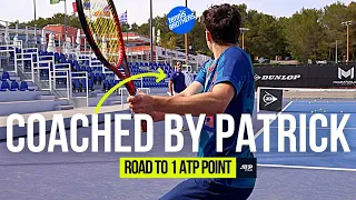 Mouratoglou Fixes My Backhand | Road To 1 ATP Point