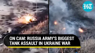 Russia-Ukraine's Biggest Tank War In Three-Year Conflict Near Avdiivka | Watch Dramatic Footage