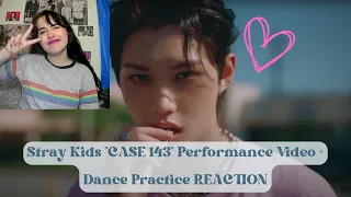 All The Pink!! | Stray Kids "CASE 143" Performance Video + Dance Practice STAY REACTION