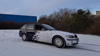 BMW e46 winter drift