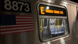 IND Subway: R160B Siemens (E) Train Ride from Jamaica Center to World Trade Center