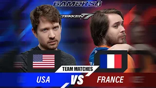 Team USA vs Team France - 3v3 Gamer8 Tekken 7 Nations Cup 2023