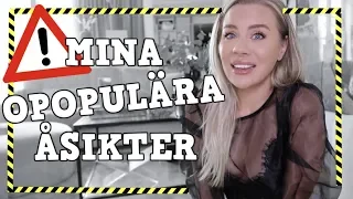 TRIGGERVARNING! Mina opopulära åsikter #2