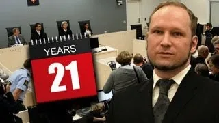 Mass killer Breivik gets 21 years