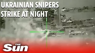 Ukrainian snipers wipe out Russian troops 1,500 metres away with US rifles