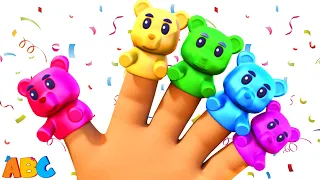 Gummy Bear Finger Family Song + More Fun Kids Song Collection By @AllBabiesChannel