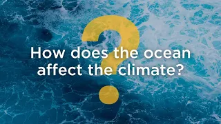 How does the ocean affect the climate?