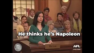 He thinks he's Napoleon