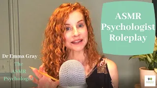 ASMR Psychologist Roleplay: 1st Session (Whisper)