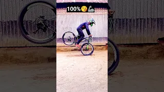 Cycle 5%👹😭 to 100%😘🦾 Rolling Stoppie #shorts #cycle #stunt