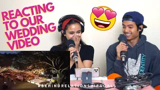 Reacting to and Discussing our Wedding Video