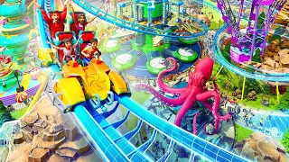 The Worlds Most Chaotic Theme Park Sim - Park Beyond Gameplay