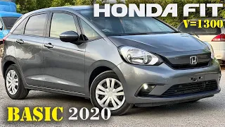 Honda Fit 2020г. , V=1300, комплектация: "Basic", мокрый асфальт, пробег: 80000км., оценка: 4 балла.