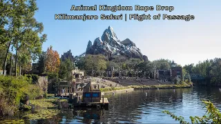 Animal Kingdom Rope Drop: Expedition Everest | kilimanjaro safari | Avatar Flight of Passage