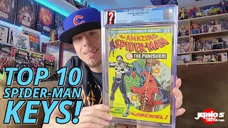 My Top 10 Spider-Man Key Comics that I Own in My Personal Collection!